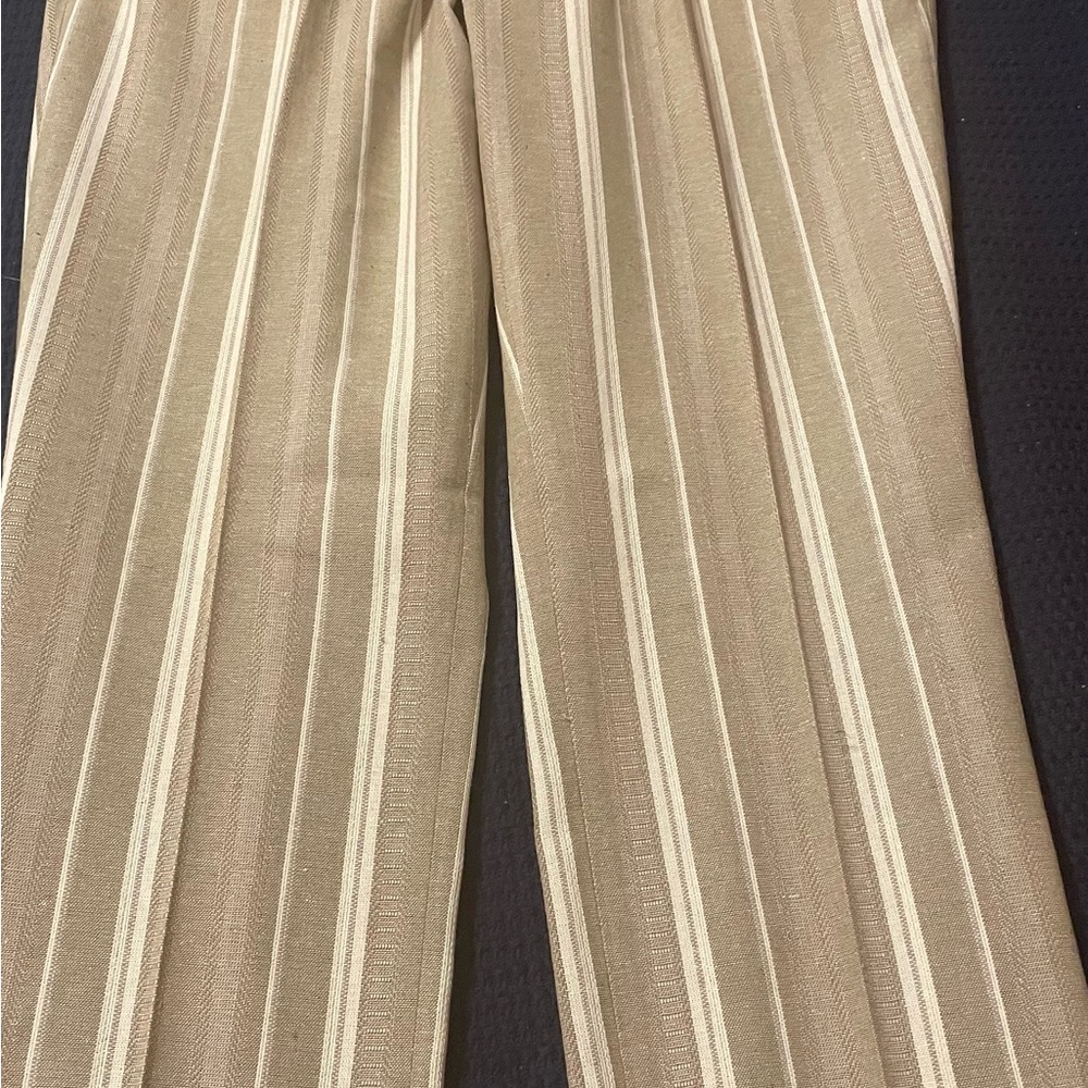 Paisley & Gray Tan Striped Dress Pants